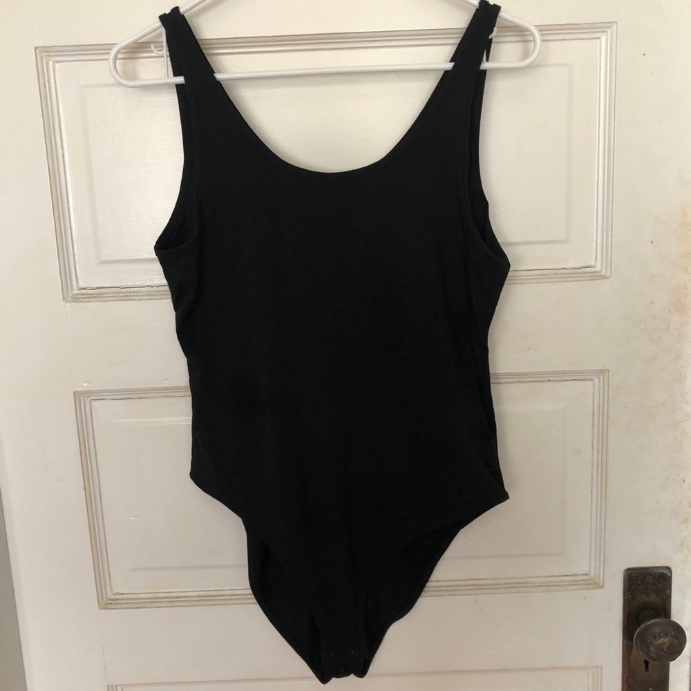 GAP 90s Reissue Black Bodysuit